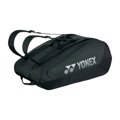 Yonex Racketbag Team Racquet (Schlägertasche, 3 Hauptfächer, Schuhfach) 2025 schwarz 12er